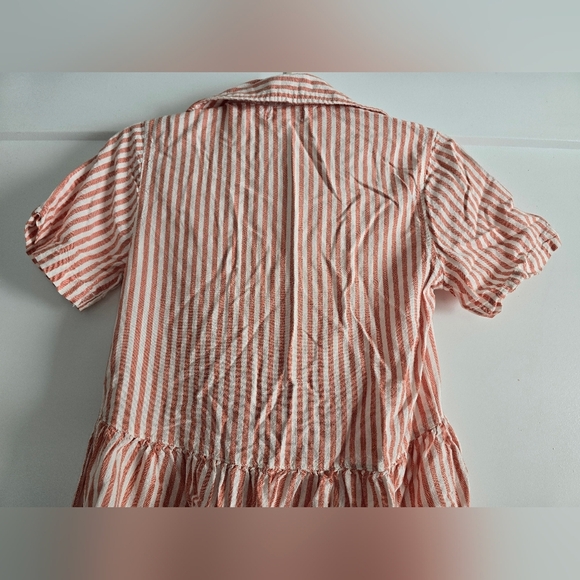 Japana Striped Salmon and White Dress - Picture 9 of 11